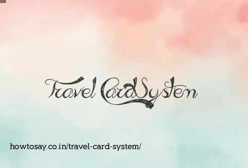 Travel Card System
