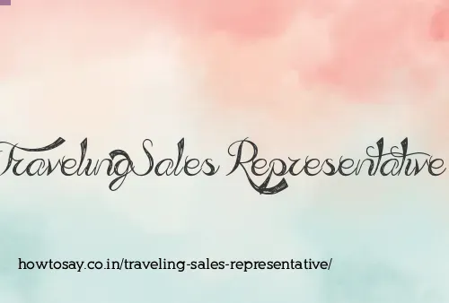 Traveling Sales Representative