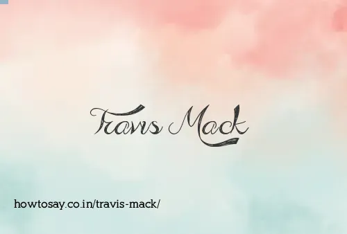Travis Mack