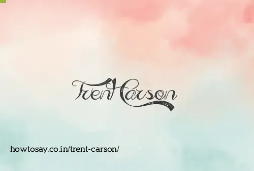 Trent Carson