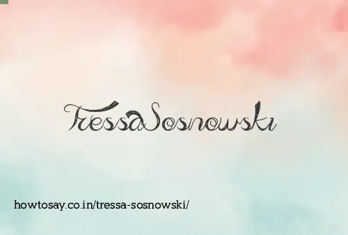 Tressa Sosnowski