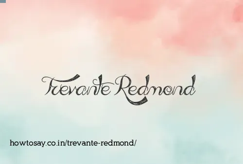 Trevante Redmond