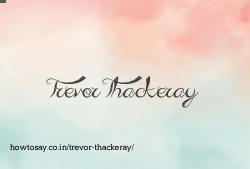 Trevor Thackeray