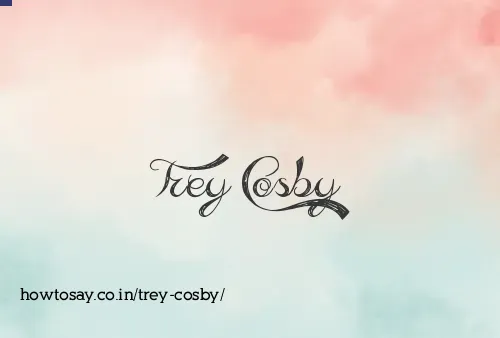 Trey Cosby