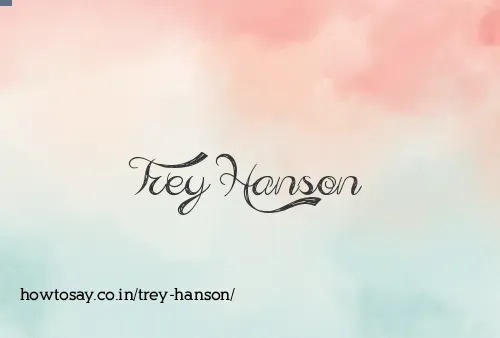 Trey Hanson