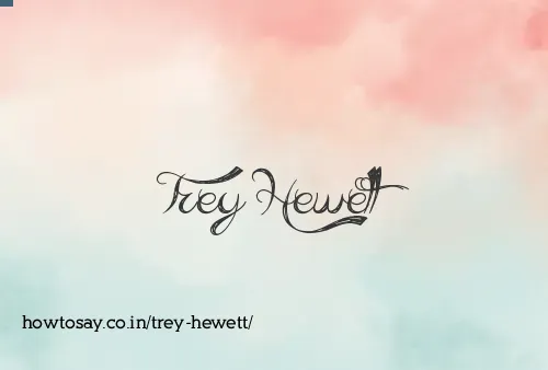 Trey Hewett