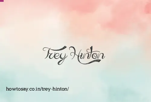 Trey Hinton