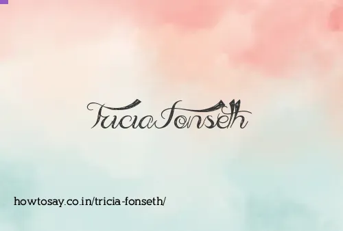 Tricia Fonseth