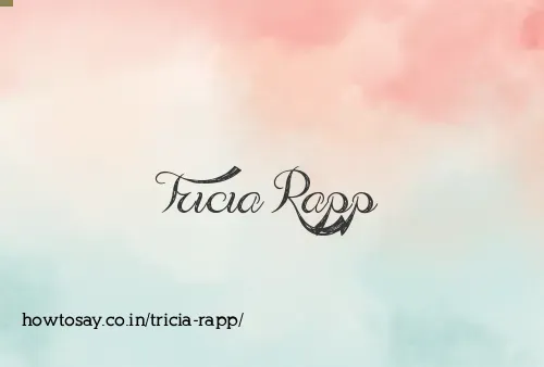 Tricia Rapp