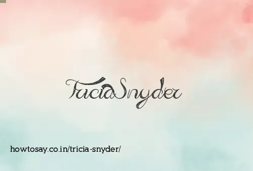 Tricia Snyder
