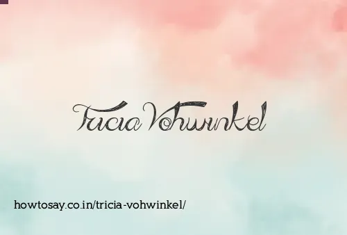 Tricia Vohwinkel