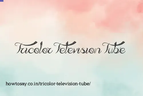 Tricolor Television Tube