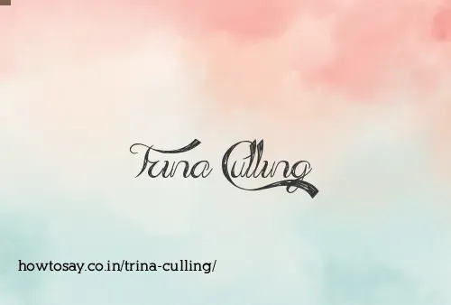 Trina Culling