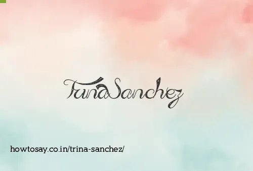 Trina Sanchez