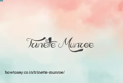 Trinette Munroe