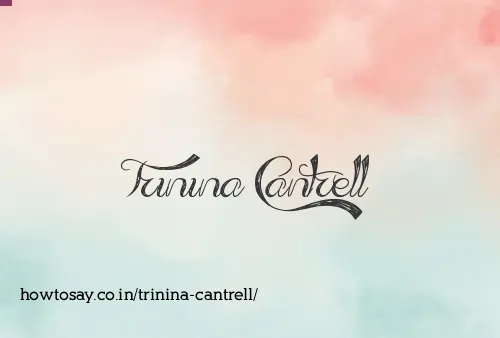 Trinina Cantrell
