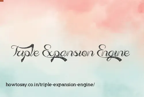 Triple Expansion Engine