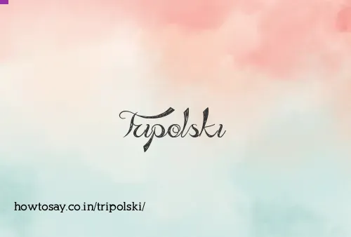 Tripolski