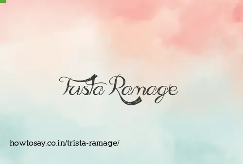 Trista Ramage