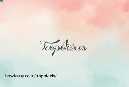 Tropotaxis