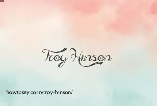 Troy Hinson