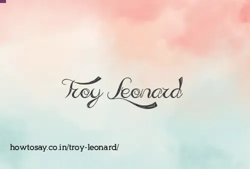 Troy Leonard