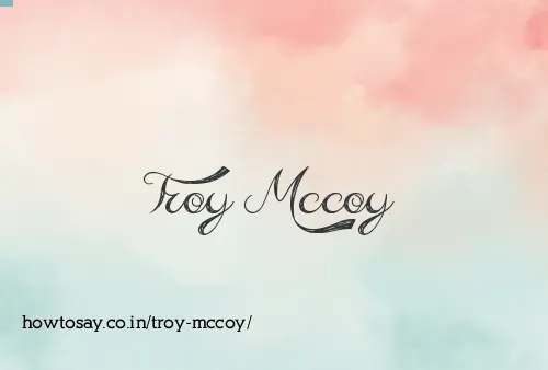 Troy Mccoy