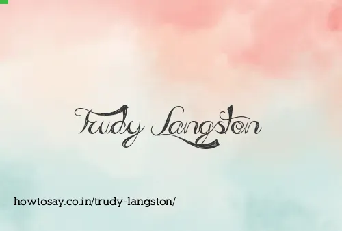 Trudy Langston