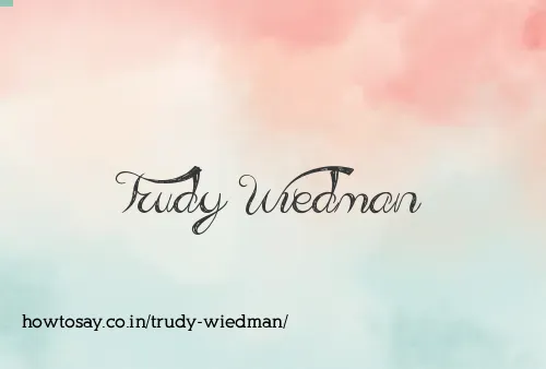 Trudy Wiedman