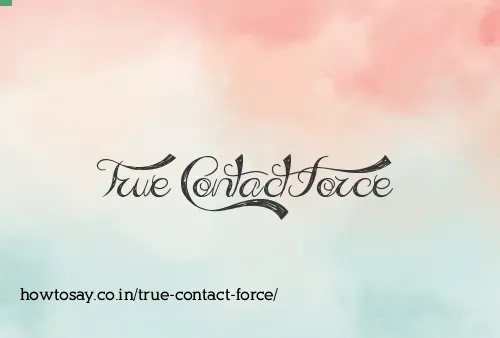 True Contact Force