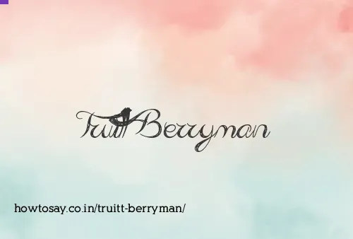 Truitt Berryman