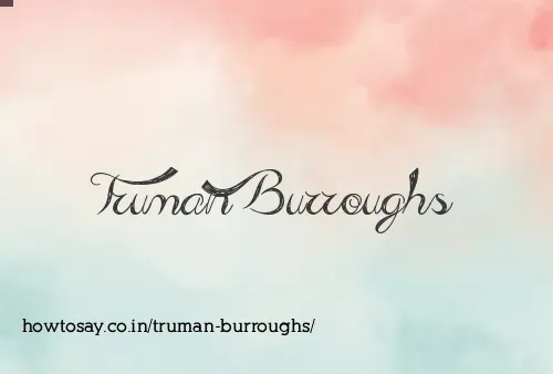 Truman Burroughs