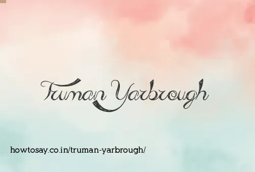 Truman Yarbrough