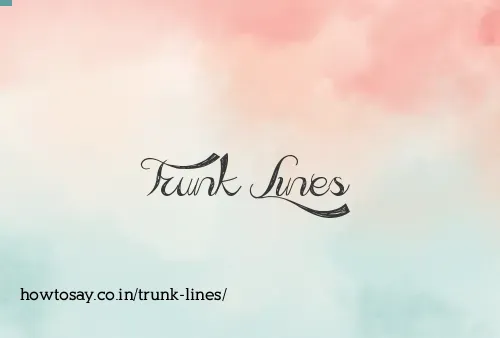 Trunk Lines