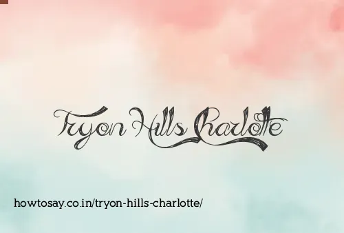 Tryon Hills Charlotte
