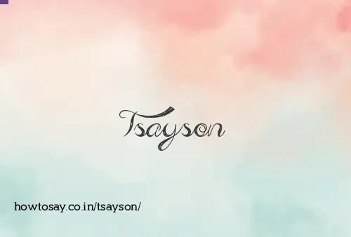 Tsayson