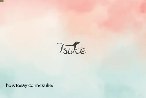 Tsuke