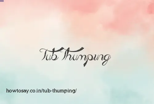 Tub Thumping