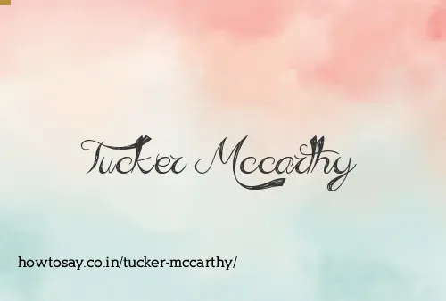 Tucker Mccarthy