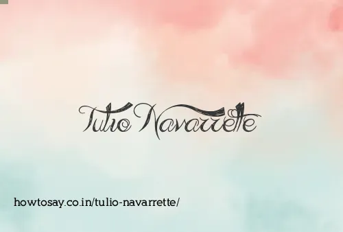 Tulio Navarrette