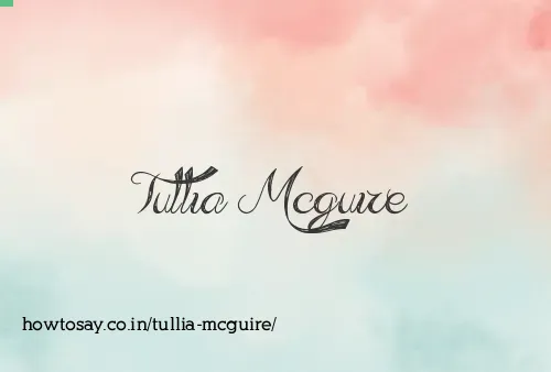 Tullia Mcguire
