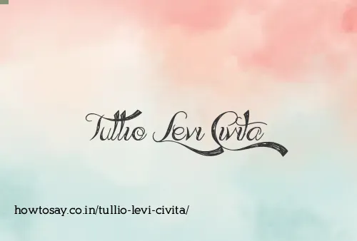 Tullio Levi Civita