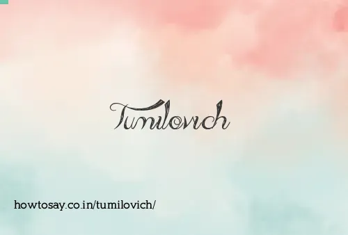 Tumilovich