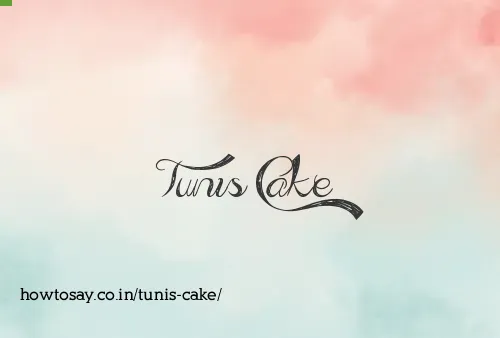 Tunis Cake