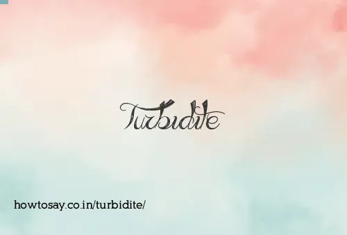 Turbidite