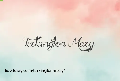 Turkington Mary