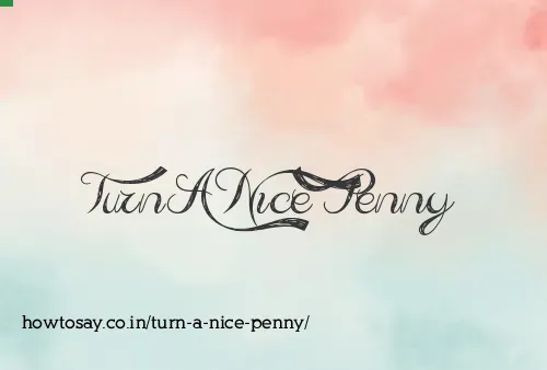 Turn A Nice Penny
