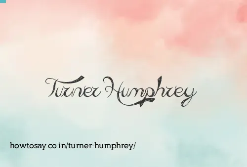 Turner Humphrey