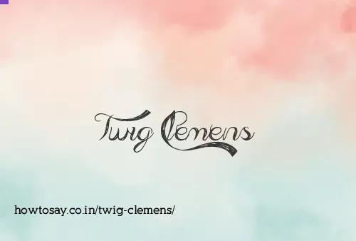 Twig Clemens