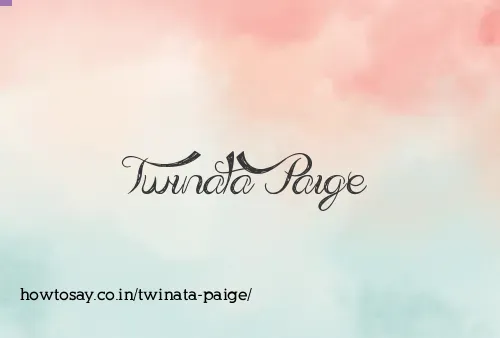 Twinata Paige